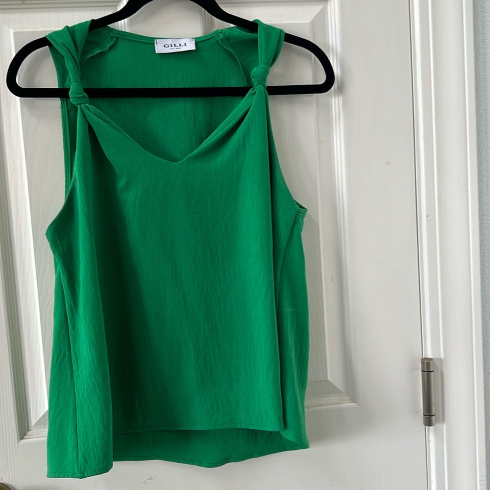 Gilli green tank top size large worn once
